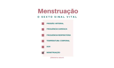 Menstruação: o sexto sinal vital